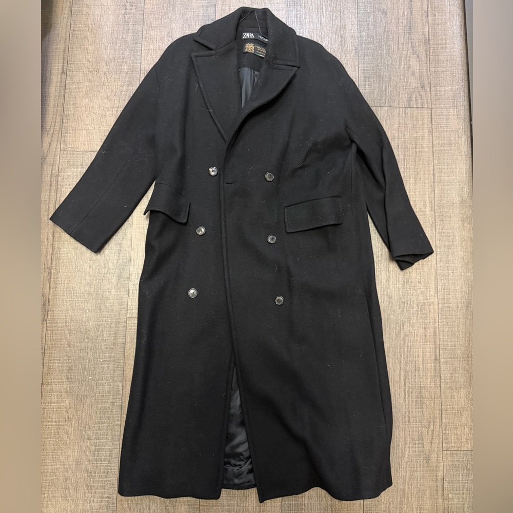 Zara Oversized Wool Long Coat